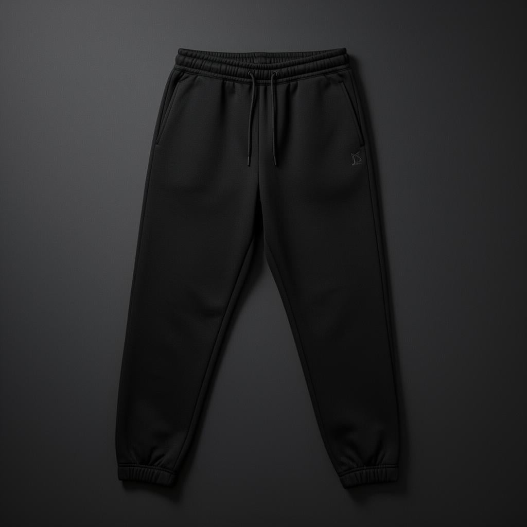 Essential Street Joggers – Midnight Black